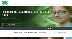 Desktop Screenshot of 4-h.org